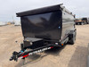 P.J. 2026 D7 83"x14' Scissor Dump Trailer | Tandem Axle 14K, 4' Sides, Slide In Ramps, Spreader Rear Gate
