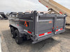 Raw Maxx 2026 GDX 83"x14' Scissor Dump Trailer | Tandem Axle 14K, Knight Dump, 32" Sides, Slide in Ramps, Hydraulic Scissor Up/Down