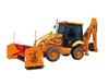 SnowDogg Backhoe Series Snow Pushers | Backhoe Mounted Commercial Snow Removal