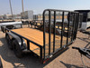 GR Trailers 2026 82"X12' Utility Trailer | Tandem Axle Axle, Pipetop Rail, Spring Assisted Rear Rampgate