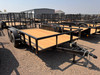 GR Trailers 2026 82"X12' Utility Trailer | Tandem Axle Axle, Pipetop Rail, Spring Assisted Rear Rampgate