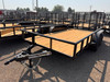 GR Trailers 2026 82"X12' Utility Trailer | Tandem Axle Axle, Pipetop Rail, Spring Assisted Rear Rampgate