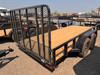 GR Trailers 2026 82"X16' Utility Trailer | Tandem Axle Axle, Pipetop Rail, Spring Assisted Rear Rampgate