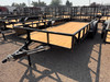 GR Trailers 2026 82"X18' Utility Trailer | Tandem Axle Axle, Pipetop Rail, Spring Assisted Rear Rampgate