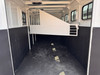 Trails West Trailers 2027 Adventure MX Horse Trailer | Tandem Axle Axle 13.867K, 4 Horse, Feed Windows, Rubber Floors, Rear Barn Doors Tack Room, Swing Out Saddle Racks,Water Tank