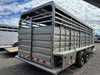 GR Trailers 2027 82"X24' Stock Combo Trailer | Tandem Axle 14K, 6'8X24 STOCK COMBO, SMOOTH RUBBER FLOOR, 4' DOUBLE DOOR STRAIGHT TACK, SWING SADDLE RACK, 48" ESCAPE 14K