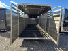 GR Trailers 2027 80"X24' Stock Trailer | Tandem Axle 14K, SMOOTH RUBBER FLOOR, ESCAPE 48", BUTTERY FLY GATE, 2 CENTER GATES (ONE SLIDE)