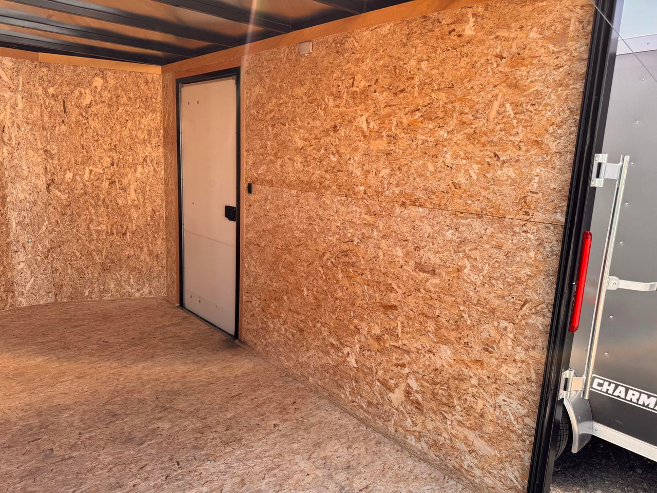 Charmac 2024 Atlas 7'X12' V-Nose Cargo Trailer | Single Axle 3.5k Plus Package, Rear Ramp Door