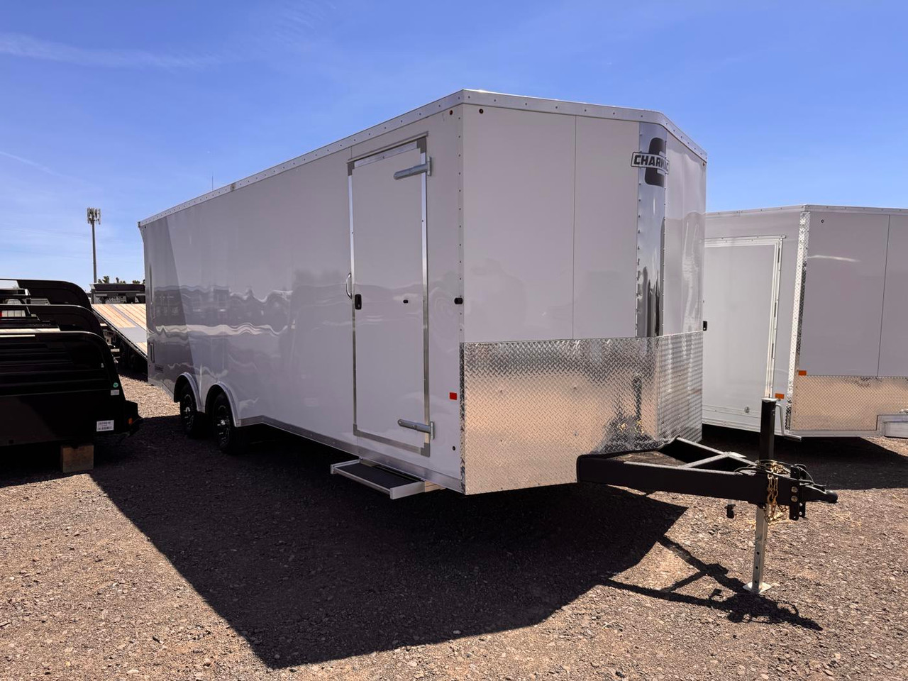 Charmac 2026 Stealth 100"X24' Cargo Trailer | Tandem Axle 5k Overland Package, Spread Axle, Extended Tongue