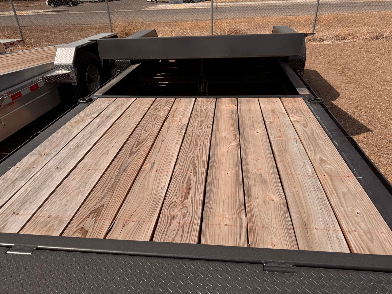 Diamond C 2025 HDT207 82"X22' Equipment Tilt | Tandem Axle 7k 6' Stationary, 14 Guage Fender, Fork Holder