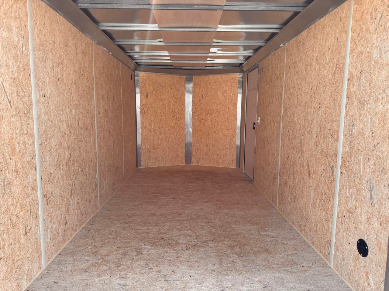 Look 2026 ST DLX 7'X14' V-Nose Cargo Trailer | Tandem Axle 3.5k 6'6" Tall, Double Rear Barn Doors