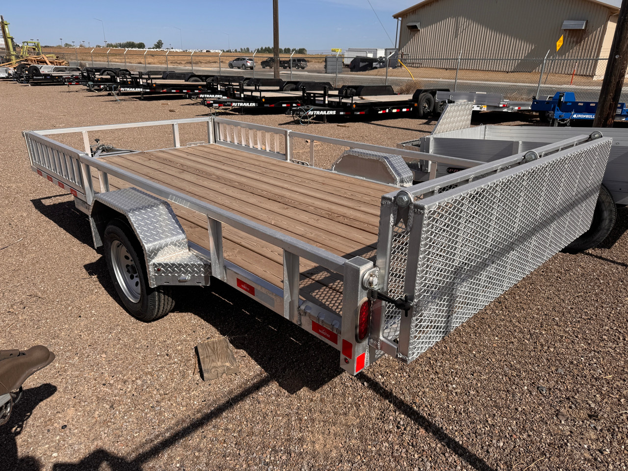 Nordtek Trailers 2025 82"X14' Utility Trailer | Single Axle Axle 3K, ATV Side Load, Solid Rear Gate