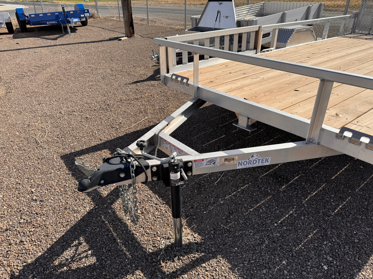 Nordtek Trailers 2025 82"X14' Utility Trailer | Single Axle Axle 3K, ATV Side Load, Solid Rear Gate