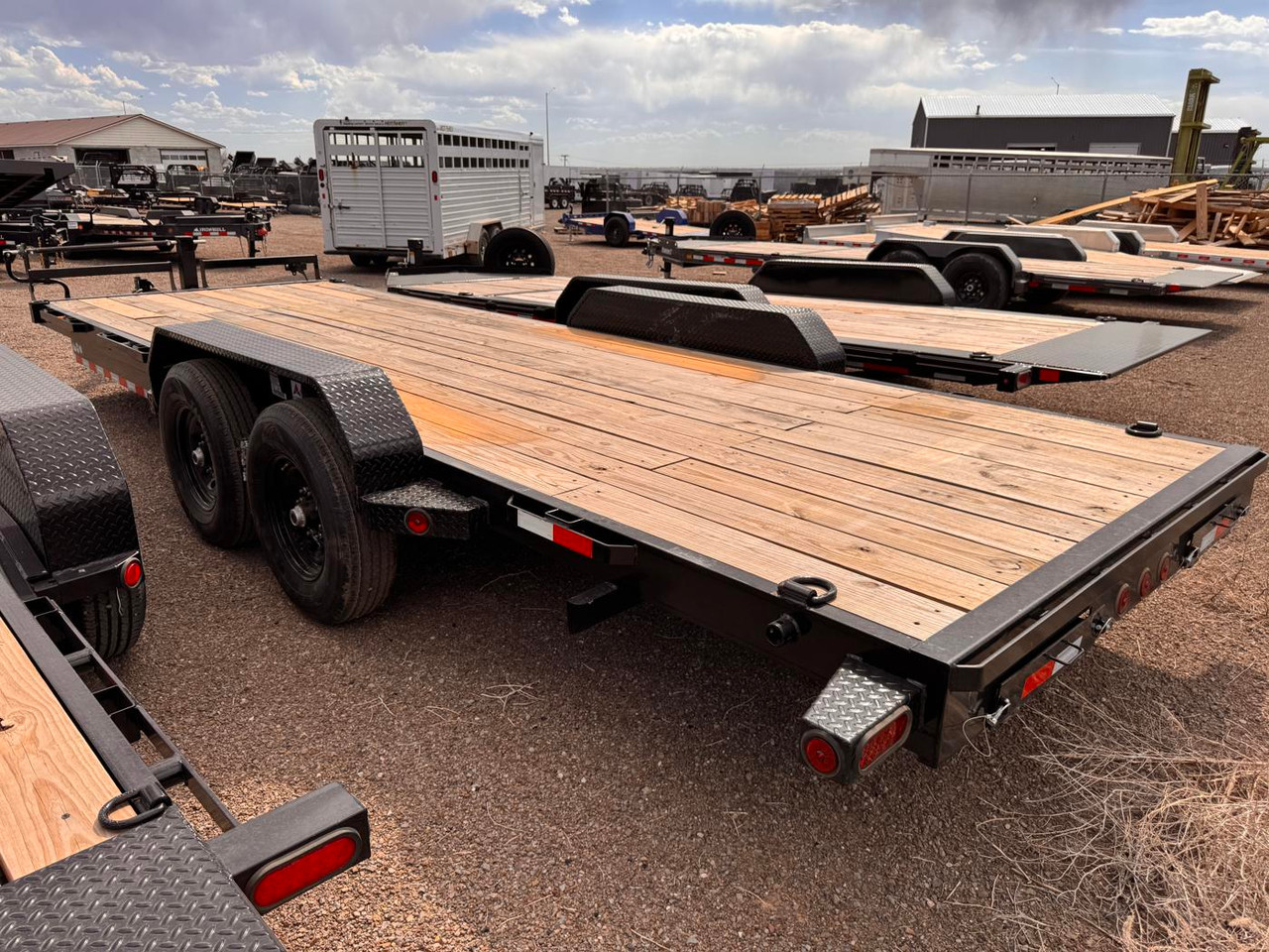 Iron Bull 2026 ETB 83"X22' Equipment Trailer | Tandem Axle 7k Slide-In Ramps