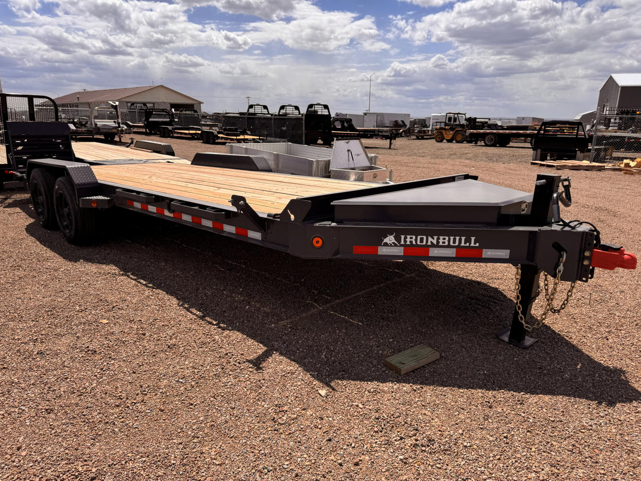Iron Bull 2025 EWB 83"X22' Equipment Trailer | Tandem Axle 8k Rampage Ramps
