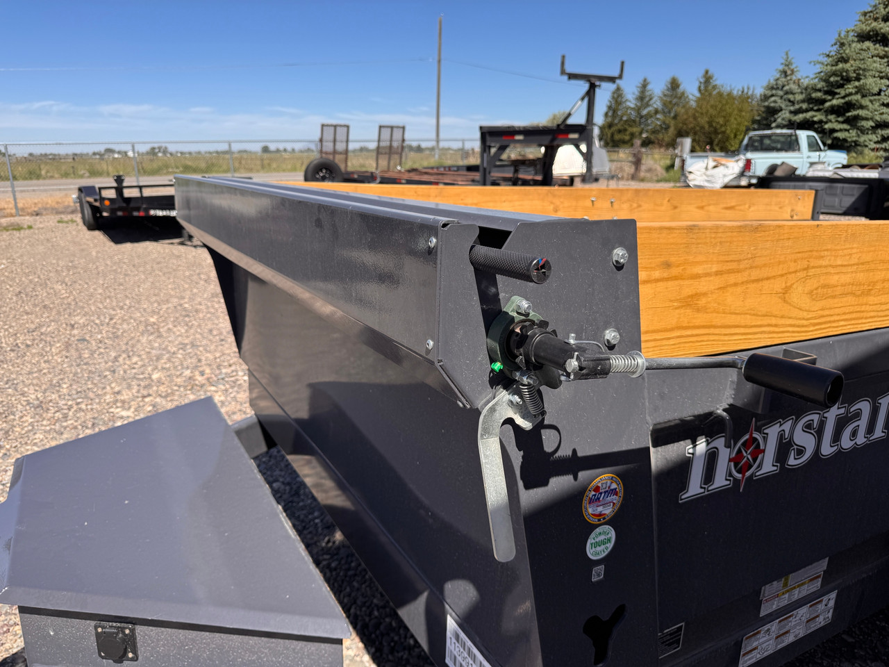 Norstar 2026 DCB 72"x12' Scissor Dump Trailer | Tandem Axle 9.99K, Power Up Down, Slide In Ramps