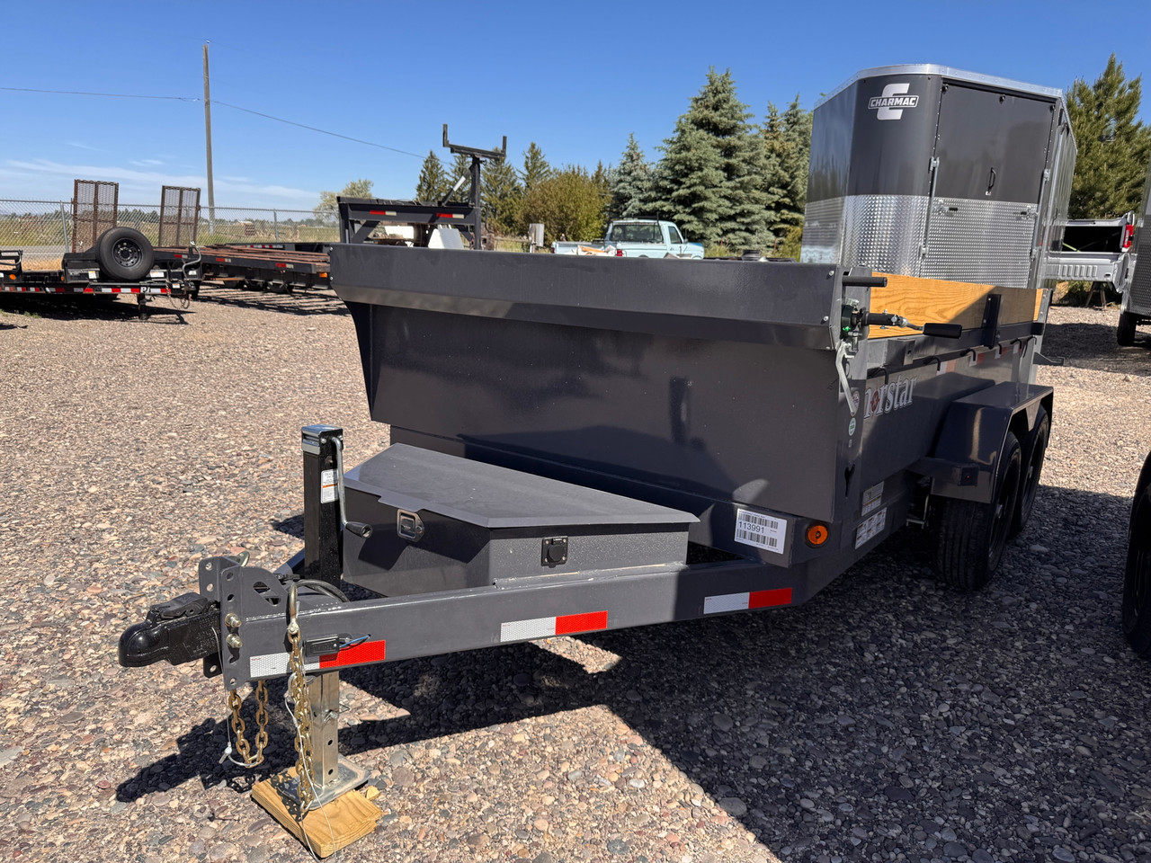 Norstar 2026 DCB 72"x12' Scissor Dump Trailer | Tandem Axle 9.99K, Power Up Down, Slide In Ramps