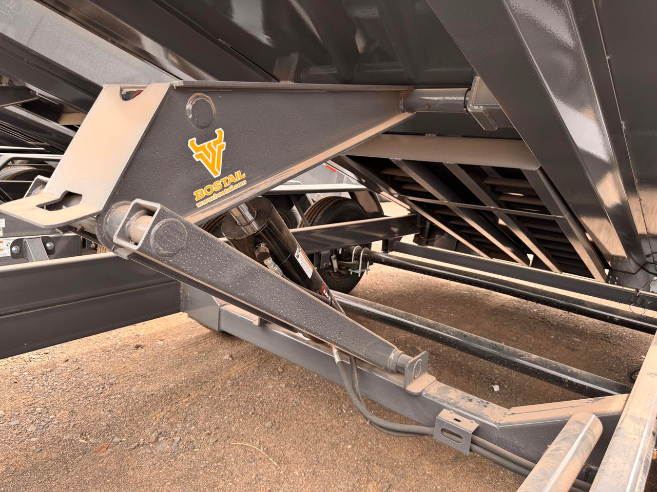 Iron Bull 2026 DCB 72"X12' Scissor Dump Trailer | Tandem Axle 5.2k Power Up Down, Slide In Ramps