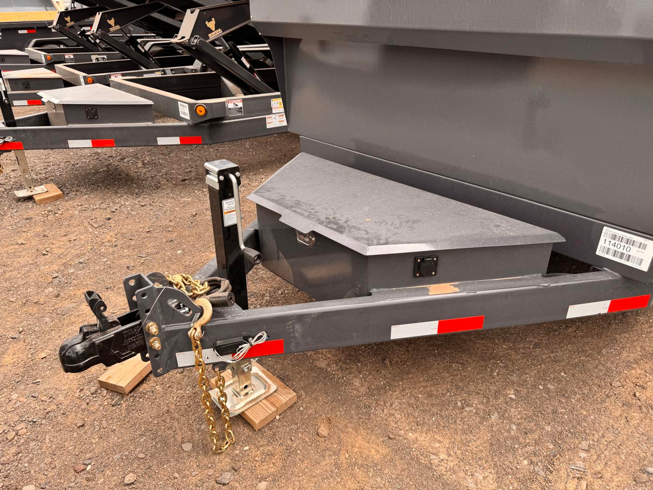 Iron Bull 2026 DCB 72"X12' Scissor Dump Trailer | Tandem Axle 5.2k Power Up Down, Slide In Ramps
