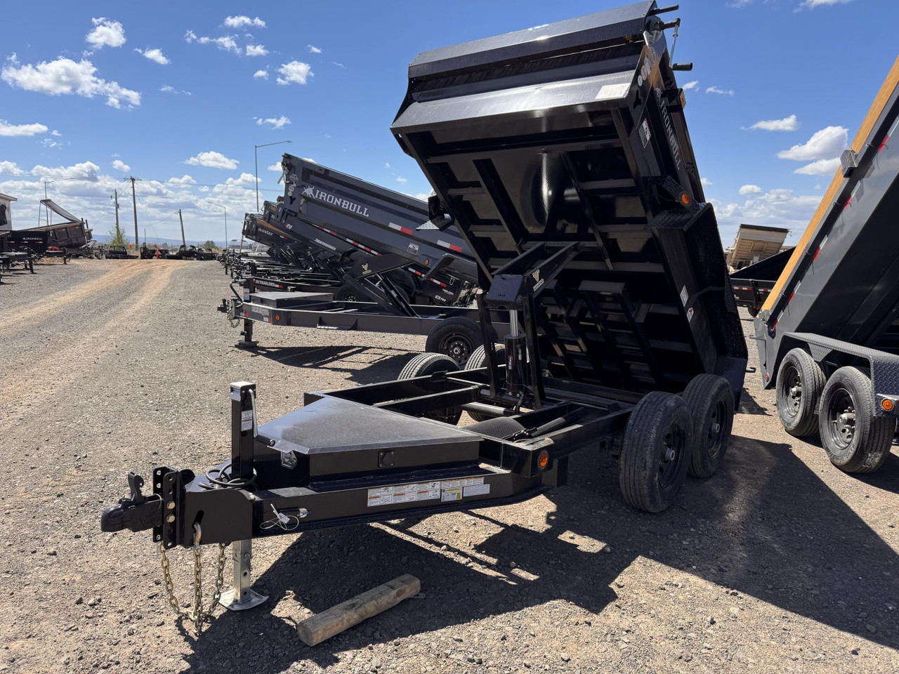 Iron Bull 2026 DTB 5'X10' Scissor Dump Trailer | Tandem Axle 5k