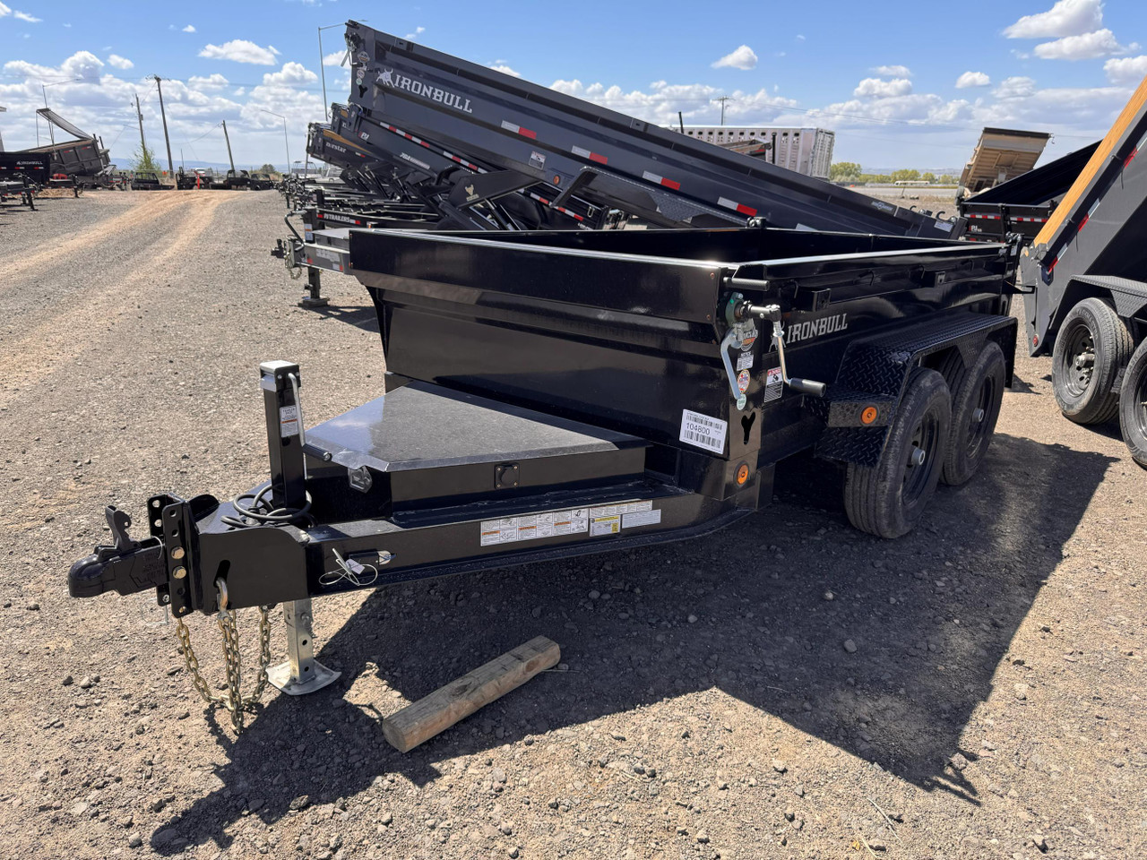 Iron Bull 2026 DTB 5'X10' Scissor Dump Trailer | Tandem Axle 5k