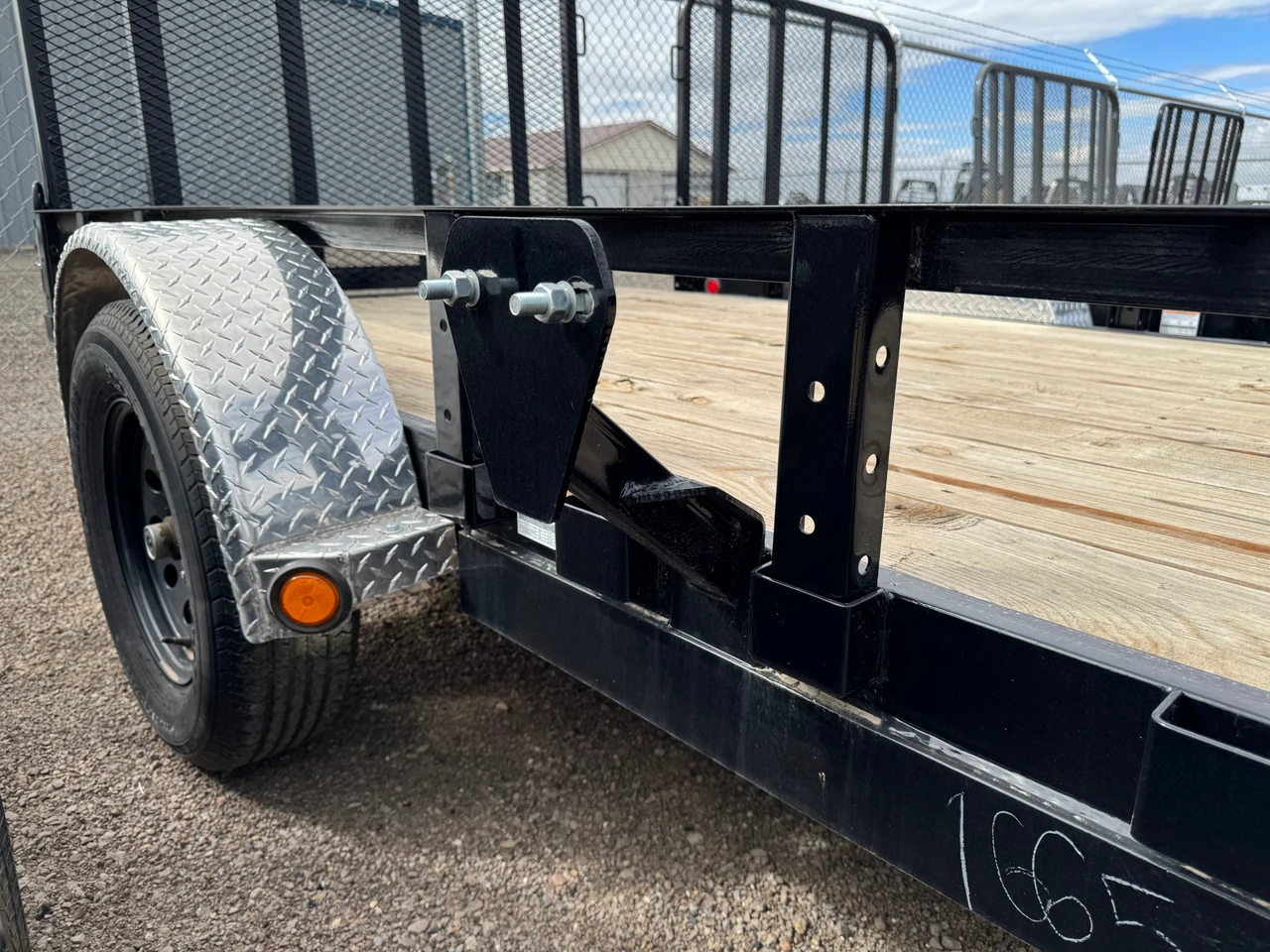 P.J. Trailers 2026 U2 72"X12' Utility Trailer | Single Axle 2.995K, 4' Spring Assisted Ramp Gate, Bolt On Aluminum Fenders, Ready Rail Channel Top Rails