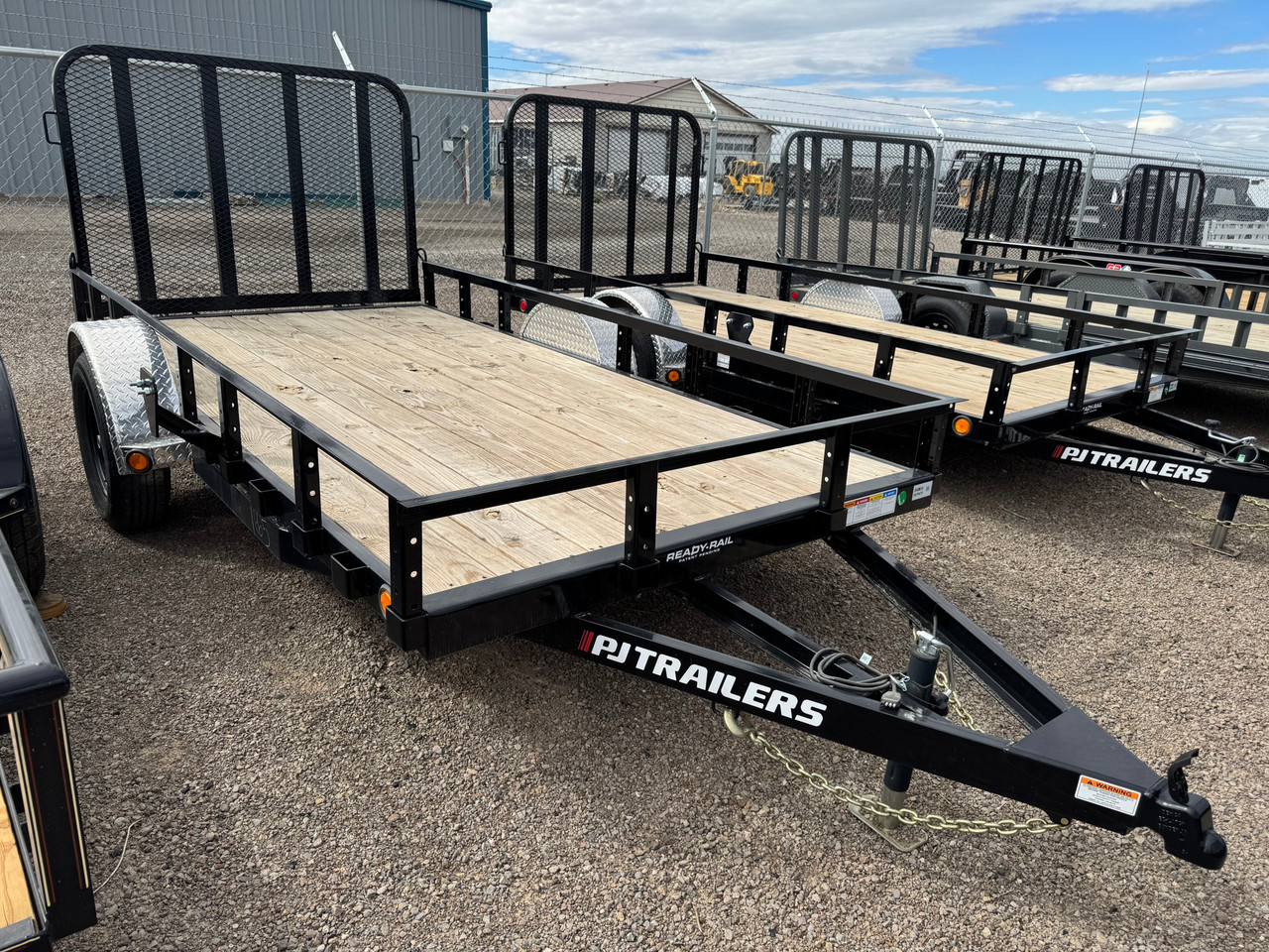 P.J. Trailers 2026 U2 72"X12' Utility Trailer | Single Axle 2.995K, 4' Spring Assisted Ramp Gate, Bolt On Aluminum Fenders, Ready Rail Channel Top Rails