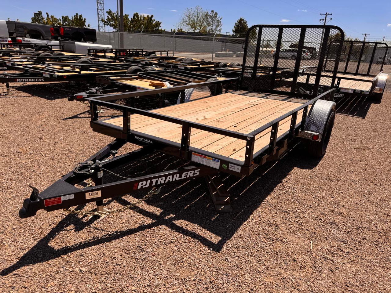 P.J. 2026 U2 6'X12' Utility Trailer | Single Axle 3.5k Rampgate