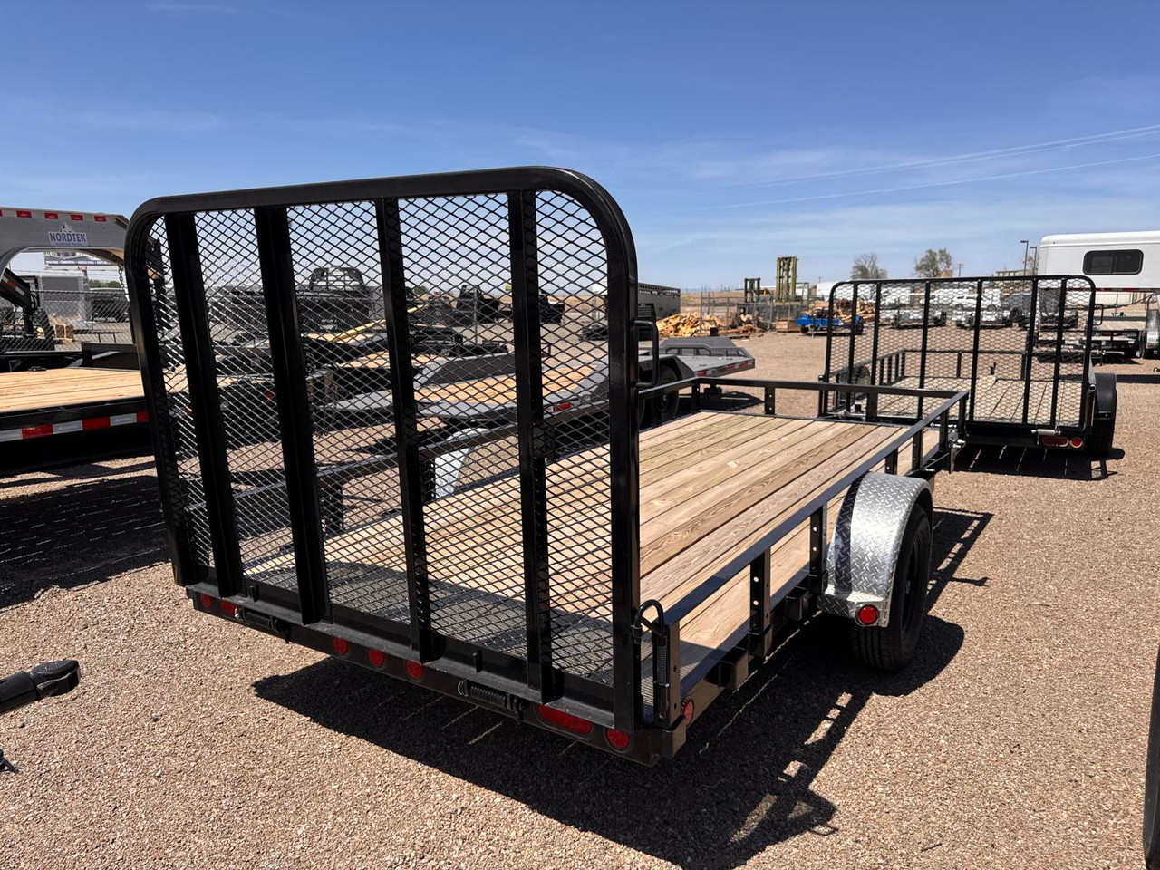 P.J. 2026 U2 6'X14' Utility Trailer | Single Axle 3.5k Rampgate