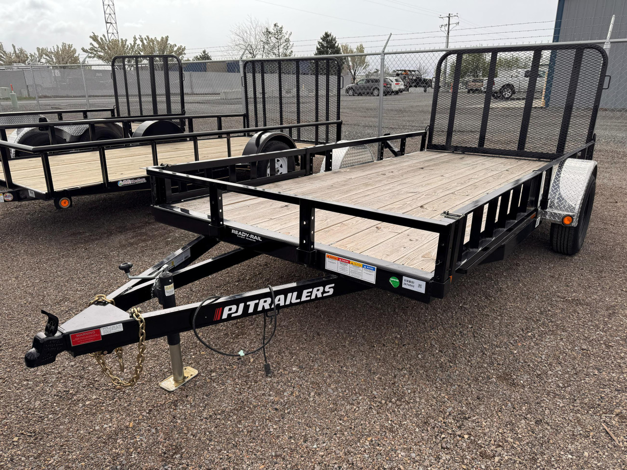 P.J. 2026 U7 77"X14' Utility Trailer | Single Axle 3.5k Rampgate, ATV Ramp Mounts