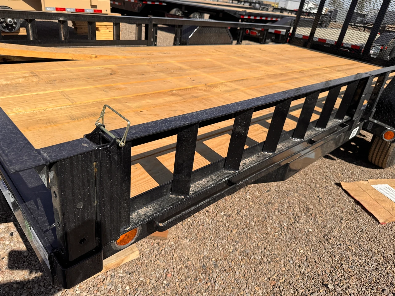 P.J. Trailers 2026 U7 77"X14' Utility Trailer | Single Axle 2.995K, ATV Side Ramps, Steel Diamond Plate Fenders, 4" Spring Assisted Rear Ramp Gate