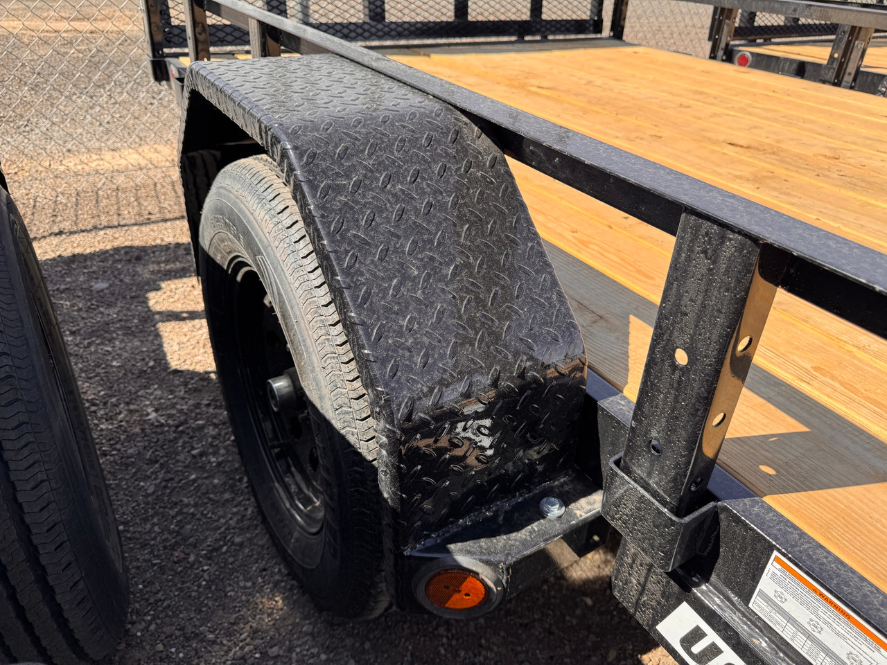 P.J. Trailers 2026 U8 83"X14' Utility Trailer | Single Axle Axle 3.5K, ATV Side Ramps, Steel Diamond Plate Fenders 4" Spring Assisted Rar Rampgate