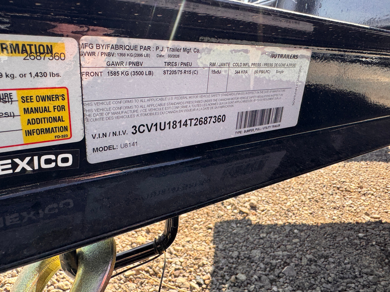 P.J. Trailers 2026 U8 83"X14' Utility Trailer | Single Axle Axle 3.5K, ATV Side Ramps, Steel Diamond Plate Fenders 4" Spring Assisted Rar Rampgate