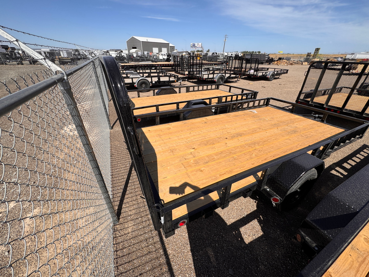 P.J. Trailers 2026 U8 83"X14' Utility Trailer | Single Axle Axle 3.5K, ATV Side Ramps, Steel Diamond Plate Fenders 4" Spring Assisted Rar Rampgate