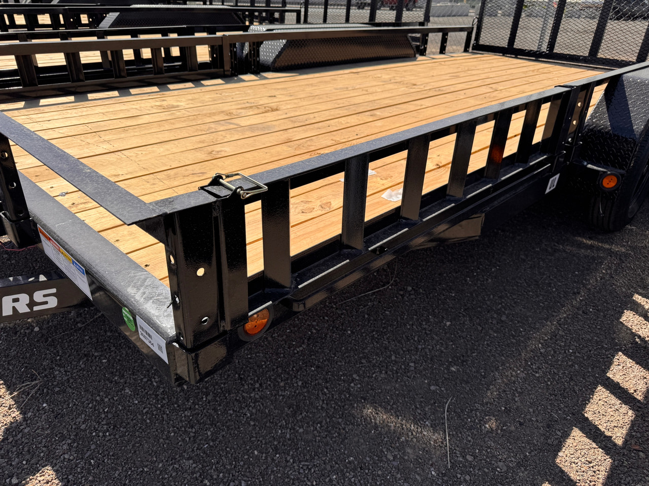 P.J. Trailers 2026 UL 83"X16' Utility Trailer | Tandem Axle Axle 7K, ATV Side Ramps, Steel Diamond Plate Fenders 4" Spring Assisted Rar Rampgate
