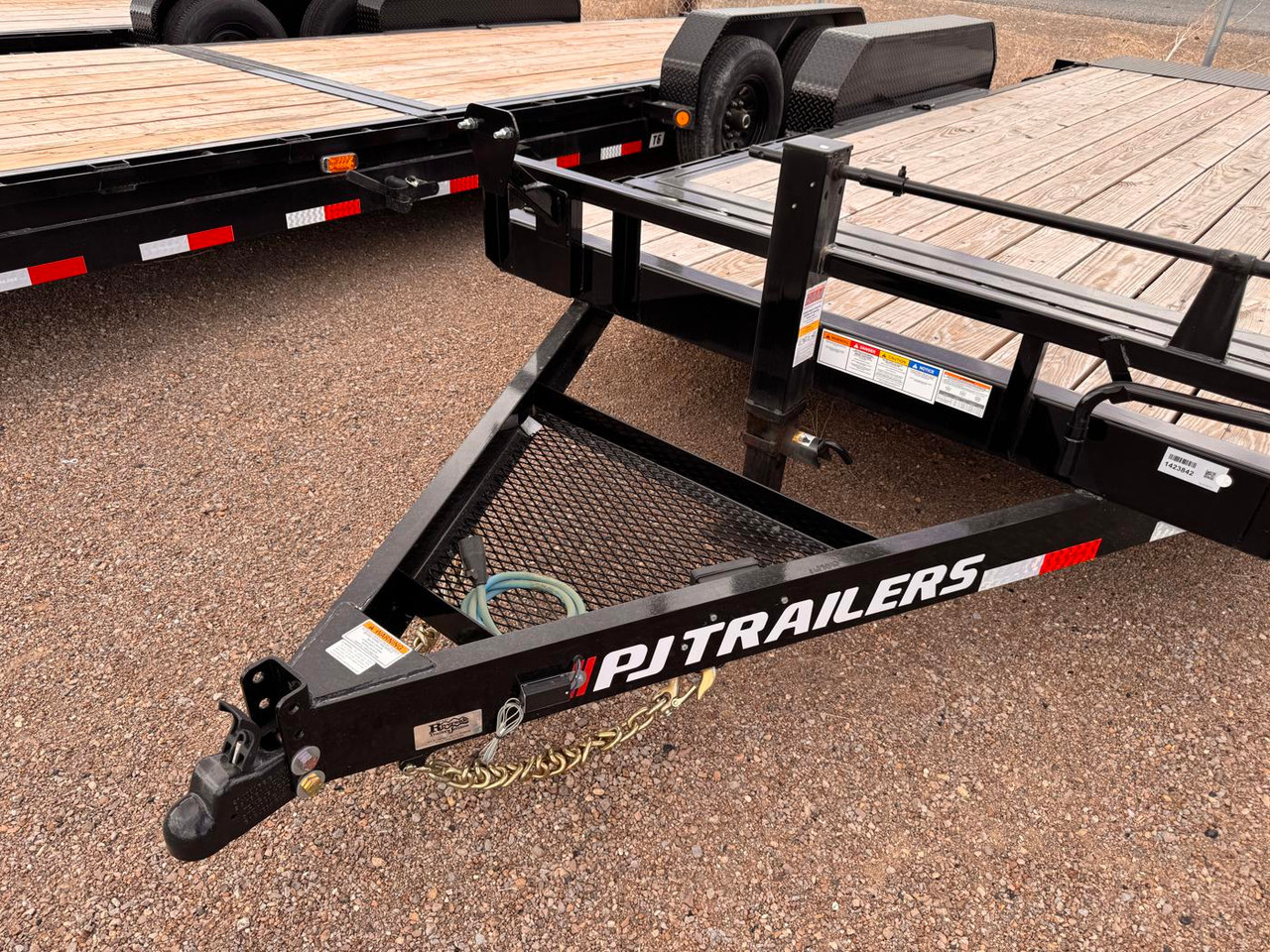 P.J. 2026 T6 83"x18' Equipment Tilt Trailer | Tandem Axle 7k Torsion Axles, 2' Stat. + 16' Cushion Tilt