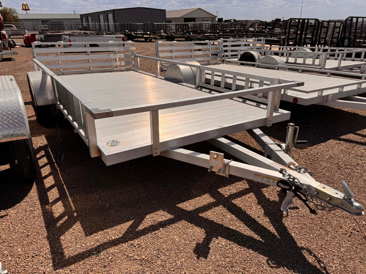 Primo 2023 82"X14' Utility Trailer | Single Axle 2.99k Bi-Fold Rear Ramp, ATV Side Ramps
