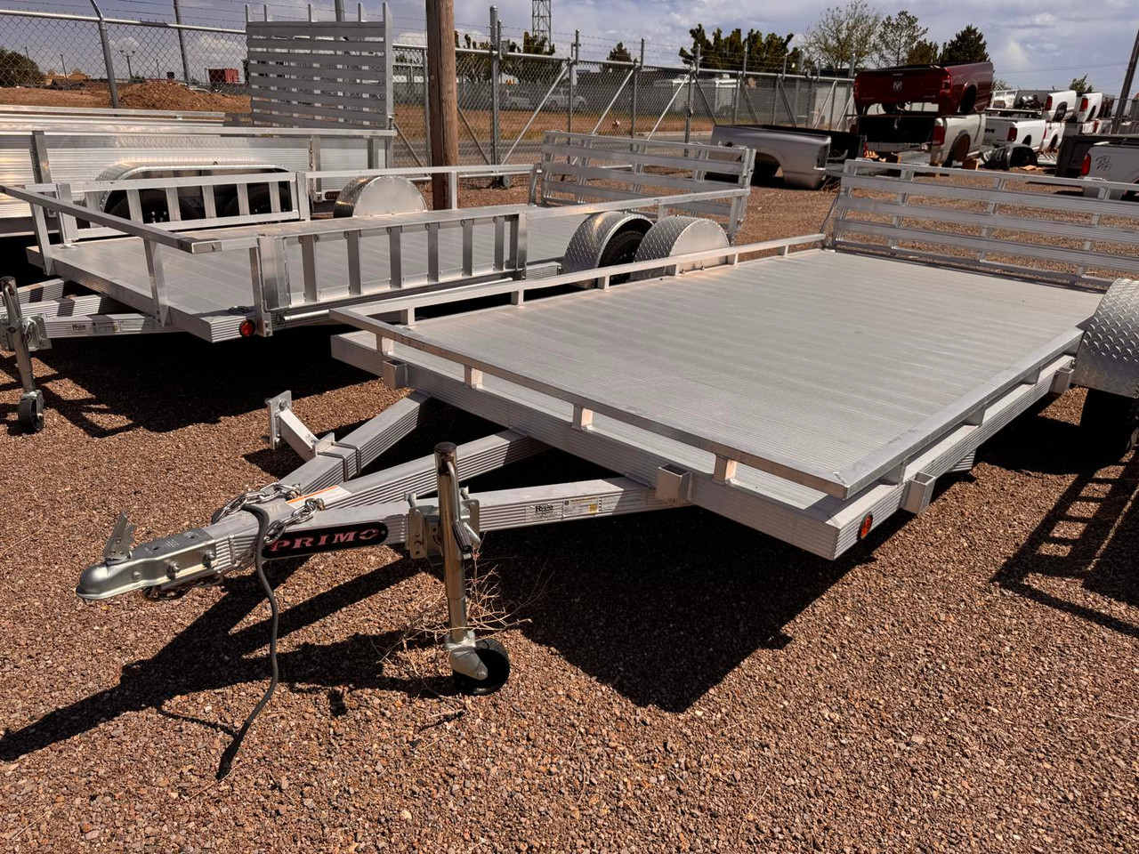 Primo 2023 82"X14' Utility Trailer | Single Axle 3.5k Lowprofile Tube Rail
