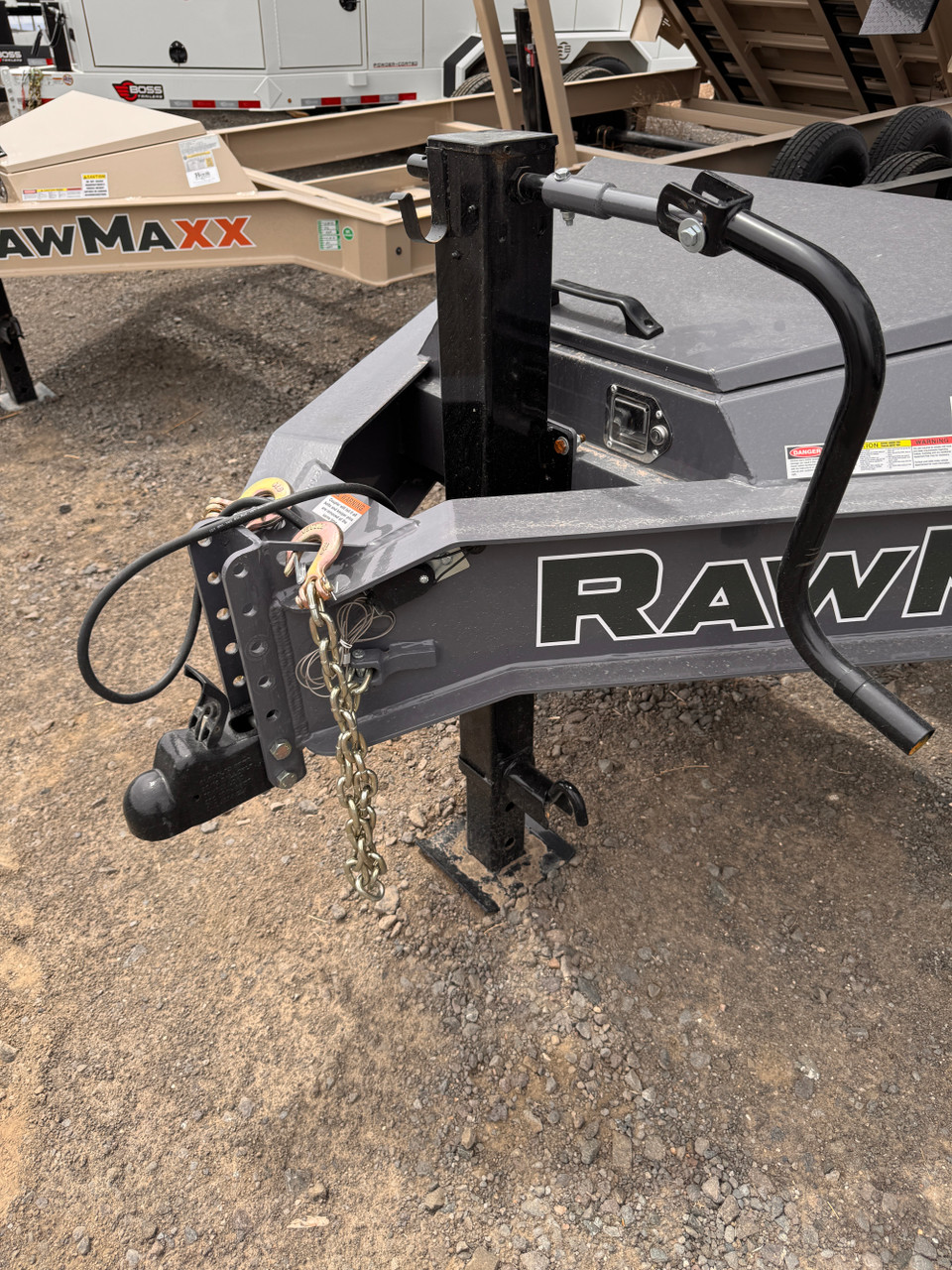 Raw Maxx 2026 GDX 83"x14' Scissor Dump Trailer | Tandem Axle 14K, Knight Dump, 32" Sides, Slide in Ramps, Hydraulic Scissor Up/Down