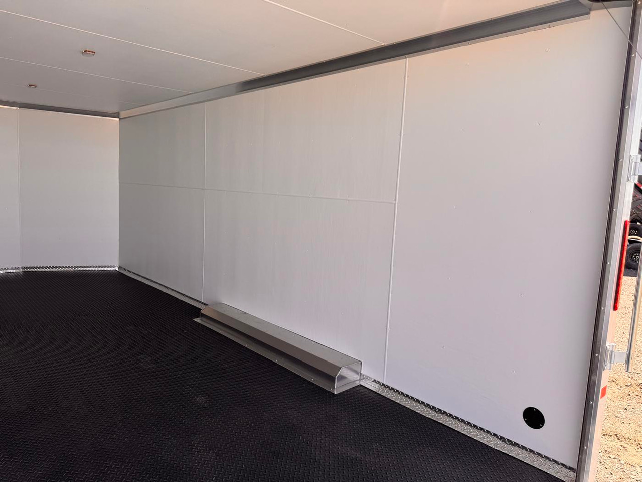Rover 2025 8.5'X20' Aluminum Cargo Trailer | Tandem Axle 5k 7' Tall, Ramp Door, White Interior, Rubber Floor