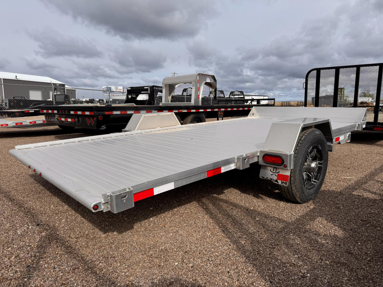 Titan 2026 80"X14' Aluminum Tilt Trailer | Single Axle 2.99k Gravity Tilt