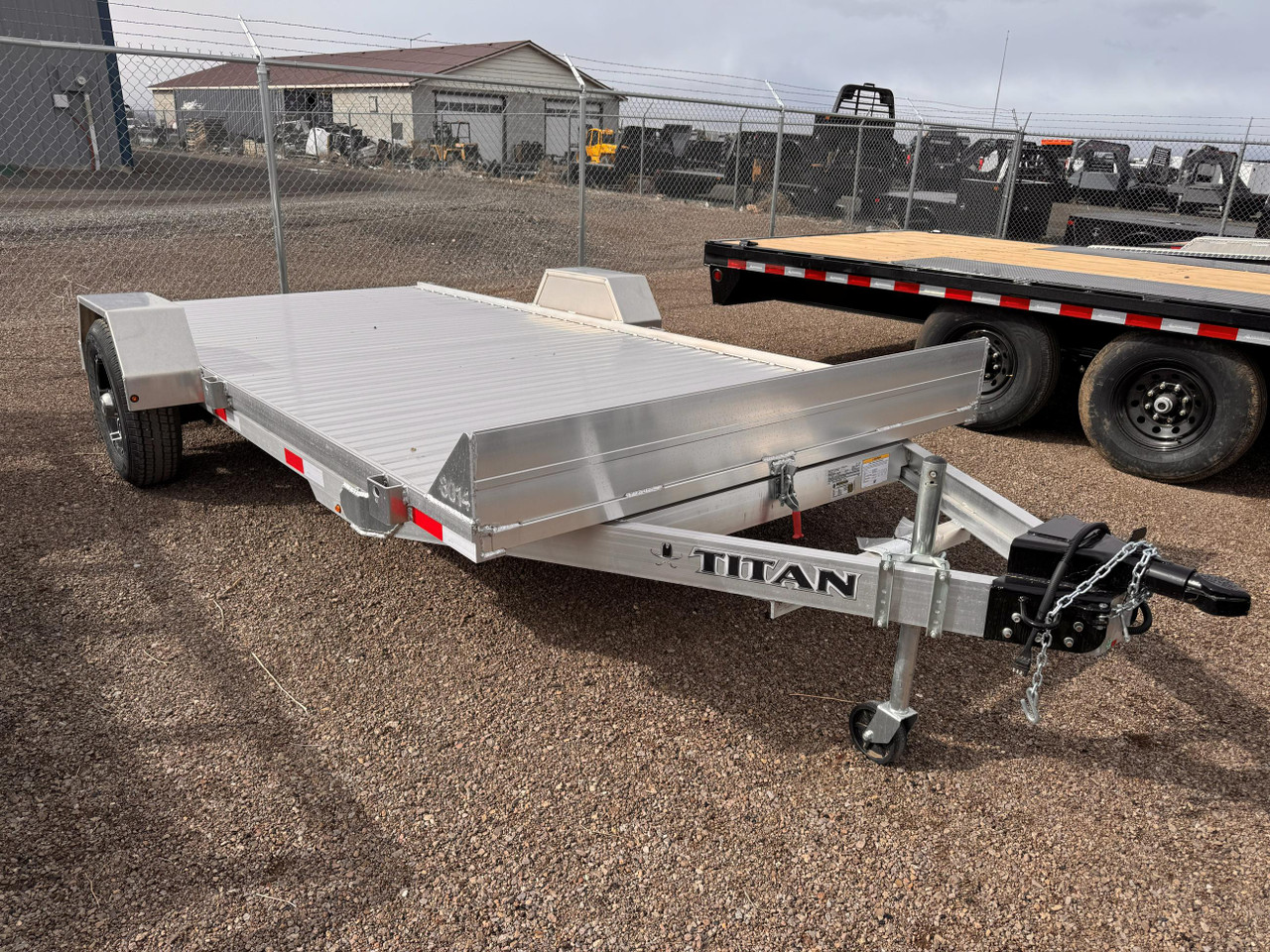Titan 2026 80"X14' Aluminum Tilt Trailer | Single Axle 2.99k Gravity Tilt