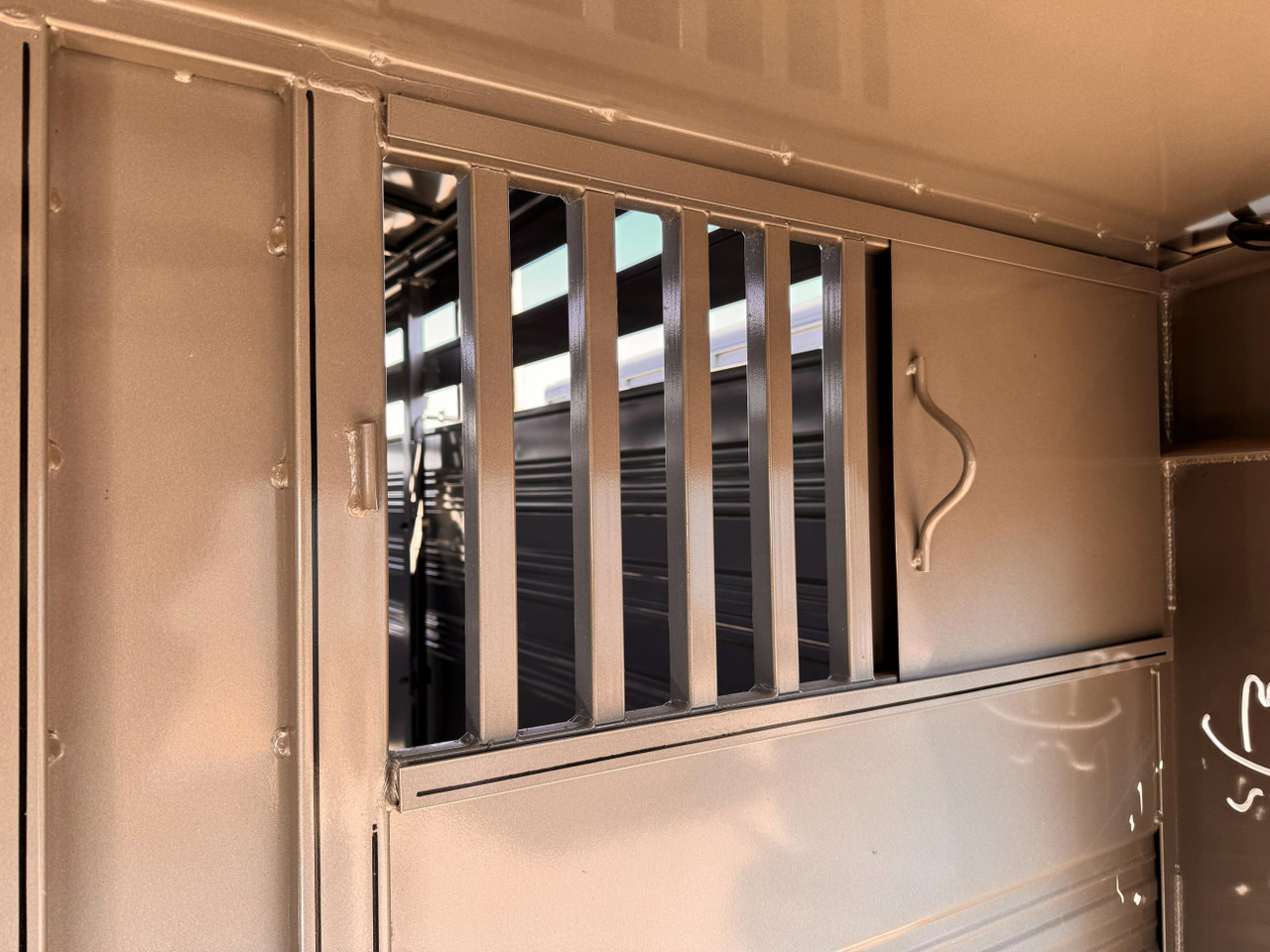 Titan 2026 Standard 6'8"X24' Stock Trailer | Tandem Axle 7k Track Storage, 54" Rear Escape Door
