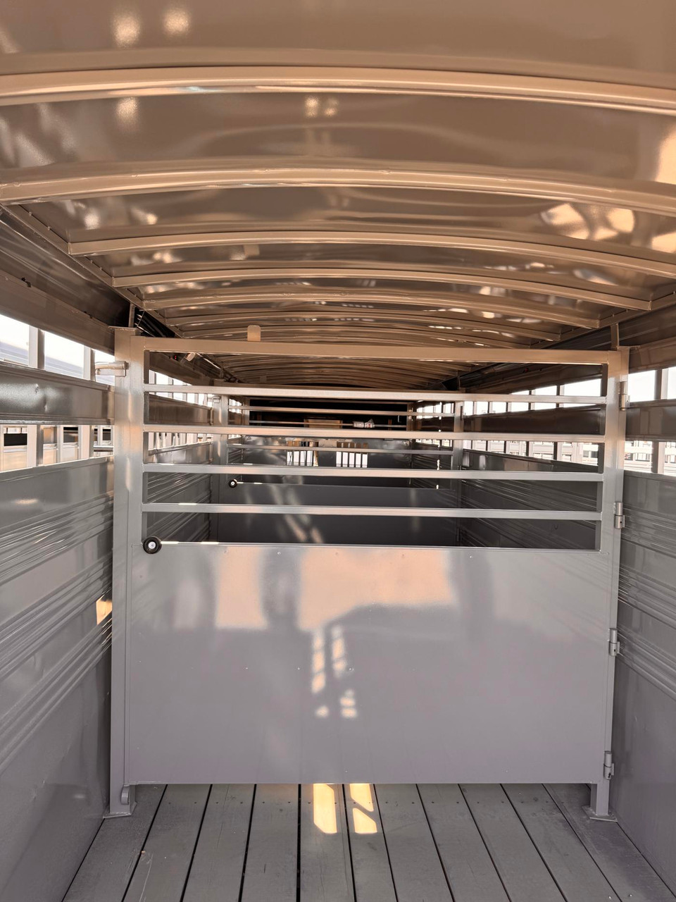 Titan 2026 Standard 6'8"X24' Stock Trailer | Tandem Axle 7k Tack Storage, 54" Rear Escape Door