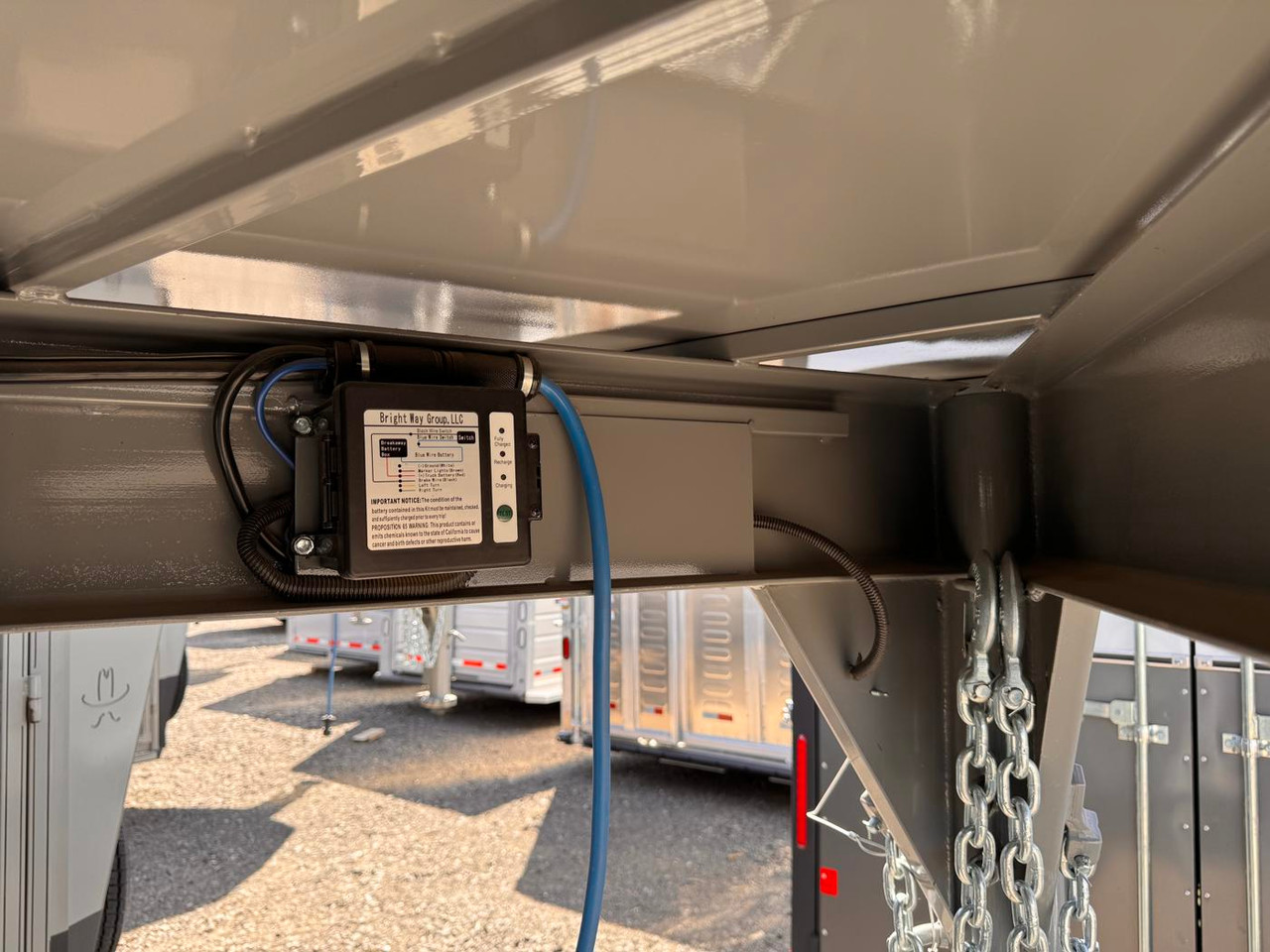 Titan 2026 Standard 6'8"X24' Stock Trailer | Tandem Axle 7k Tack Storage, 54" Rear Escape Door