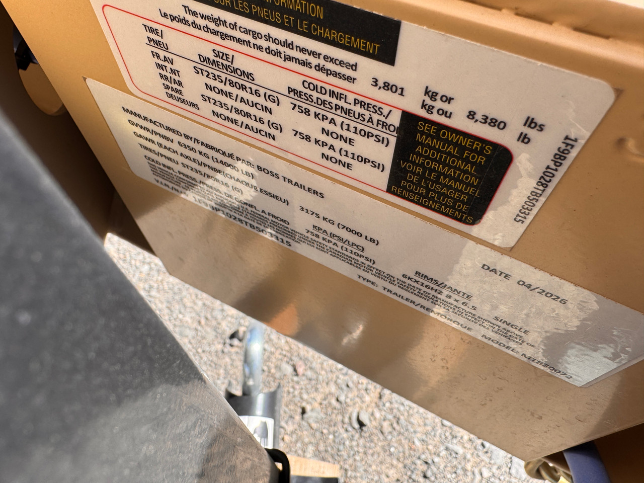 Boss Trailers 2026 Refueling Trailer | 880 Gallon Mulit-tank, 25 GPM Electric Pump, Front & Rear Enclosure, 35' Hose Reel, Flow Meter, (DOT Legal)