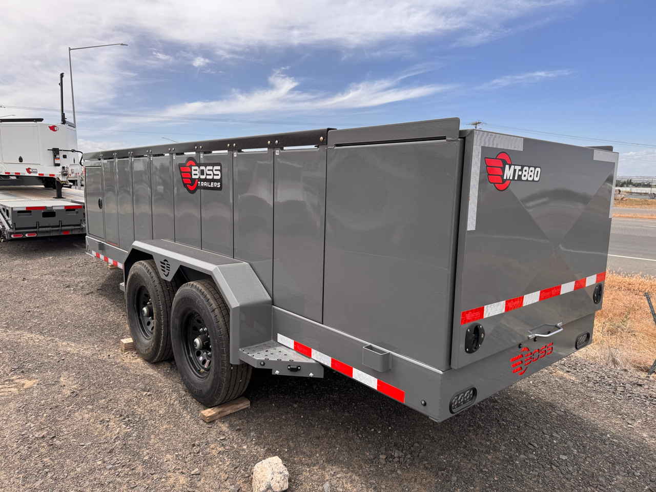 Boss 2026 Multi-Tank Refueling Trailer | 880 Gallon, 30 GPM Pump, 35' Hose Reel, 90 Gallon DEF Tank and Pump (DOT Legal