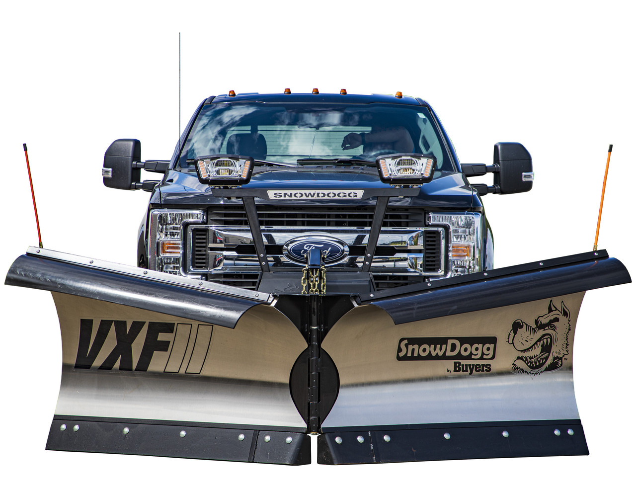 SnowDogg VXFII V-Shaped Snow Plow Kit | Rapid Link, V-Blade