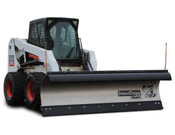 SnowDogg SKTE Skid Steer Snow Plow Kit | Straight Blade