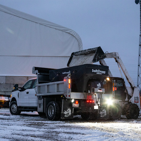 SaltDogg Pro Series Poly Spreaders | Bed Mounted, Auger Driven